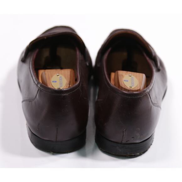 Allen Edmonds Bergamo Brown Penny Loafers Made in Italy 12D - Picture 6 of 12